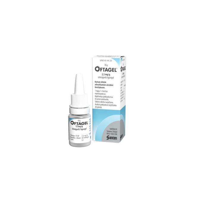 OFTAGEL 2,5 mg/g silmägeeli 10 g