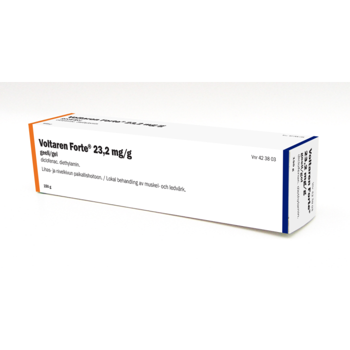 VOLTAREN FORTE geeli 23,2 mg/g 150 g