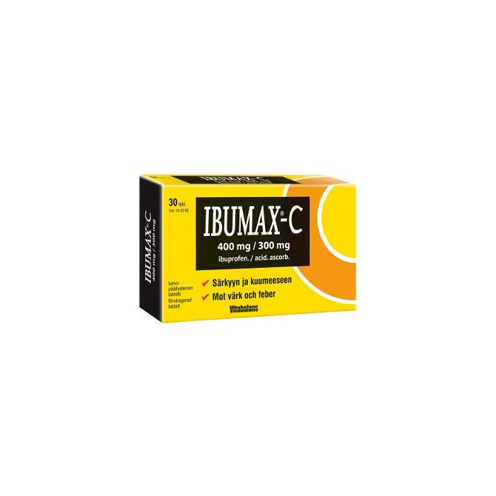 IBUMAX-C 400/300 mg tabl, kalvopääll 30 fol bild 2