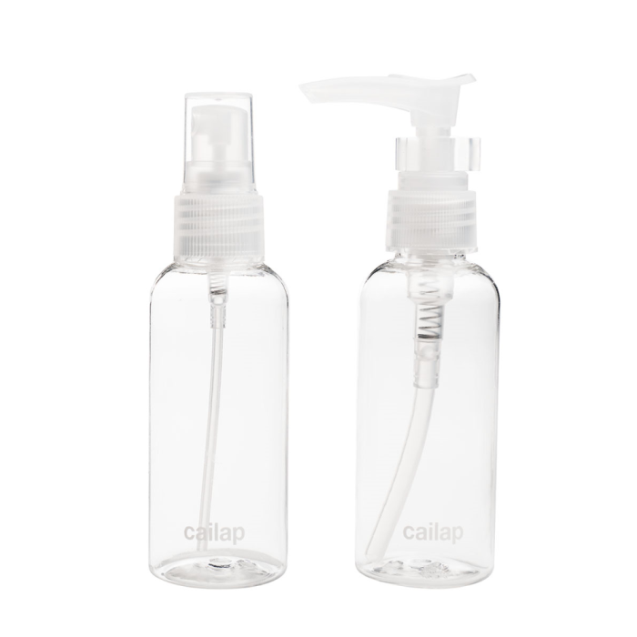 Cailap Matkaspray- ja pumppupullo 2x65 ml