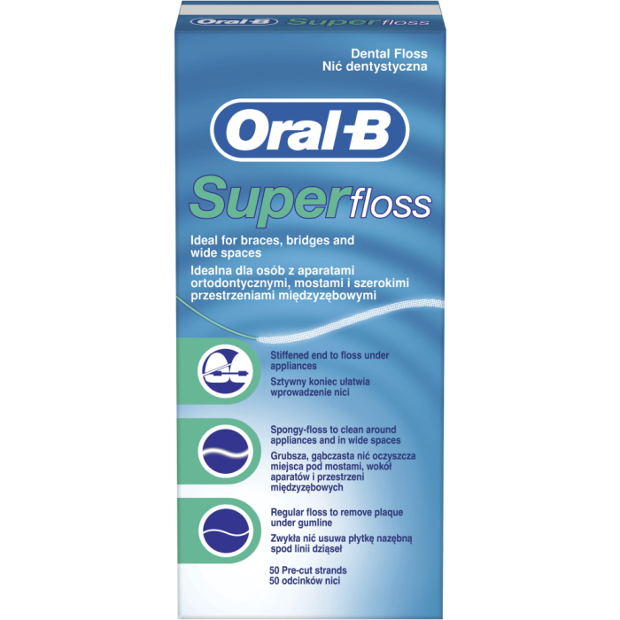 Oral-B Hammaslanka Super Floss 50 kpl