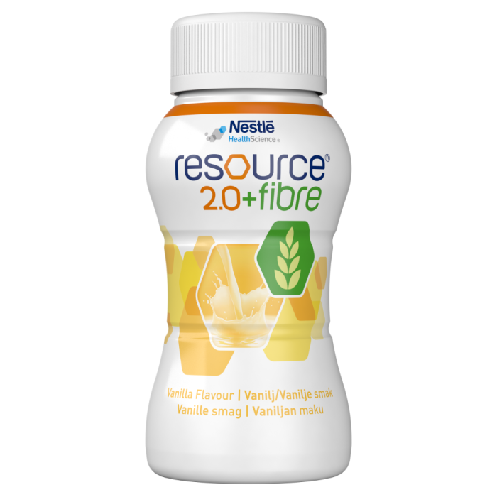 Resource 2.0+Fibre Vanilja 4x200 ml bild 2