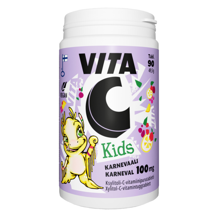 Vita C Kids 100 mg 90 tabl kuva 1