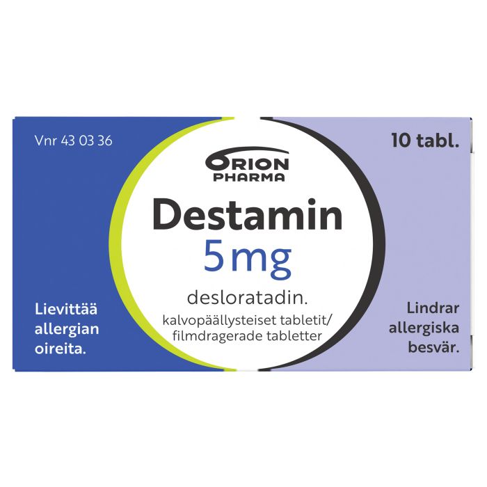 DESTAMIN 5 mg tabl, kalvopääll 10 fol bild 7