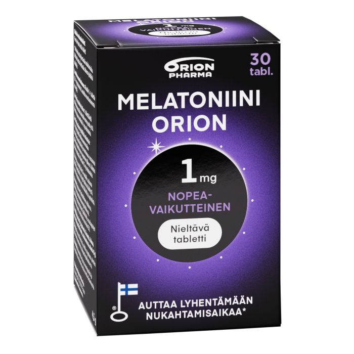 MELATONIINI ORION 1 MG NIELTÄVÄ 30 TABL bild 2