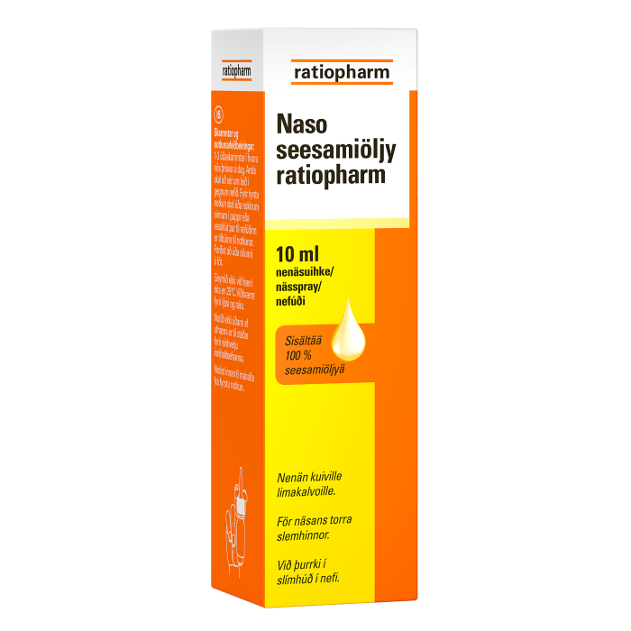 NASO SEESAMIÖLJY RATIOPHARM NENÄSUMUTE 10 ML bild 3