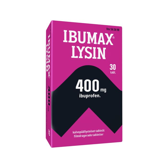 IBUMAX LYSIN tabletti, kalvopäällysteinen 400 mg 30 fol kuva 2