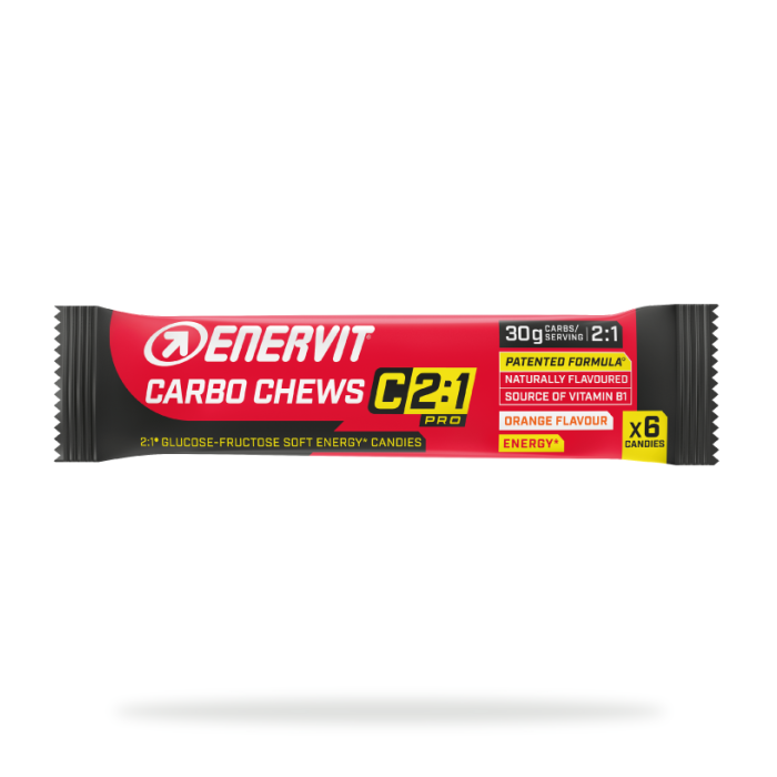 ENERVIT Carbo Chews Orange 3 x 34 g bild 1