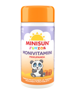 Minisun Monivitamiini Toffee Pikkupanda 100 kpl