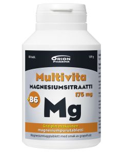 MULTIVITA MAGN.SITR+B6 GREIPPI 175MG/2MG 80 PURUTABL