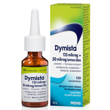 DYMISTA 125/50 mikrog/annos nenäsumute, susp (OTC)120 annosta