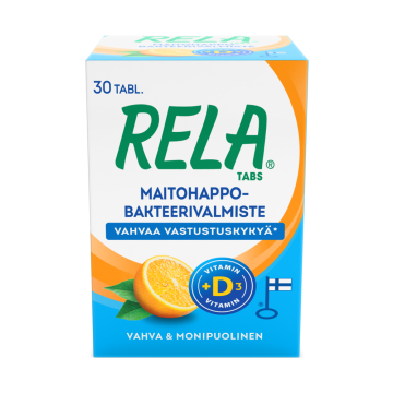 Rela Tabs  Appelsiini + D3 30 tabl