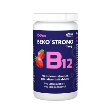 BEKO STRONG B12 1MG MANSIKKA 150 PURUTABL
