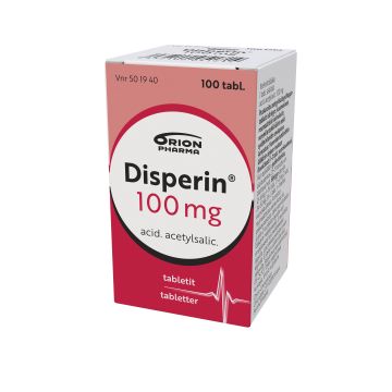 DISPERIN 100 mg tabl 100 kpl
