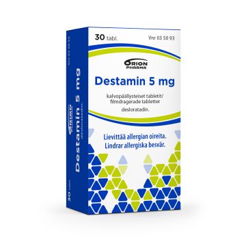 DESTAMIN 5 mg tabl, kalvopääll 30 fol