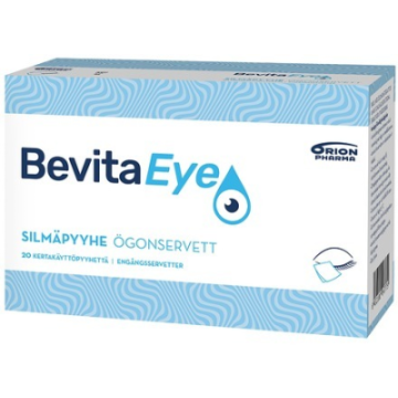 BEVITA EYE SILMÄPYYHE 20 KPL