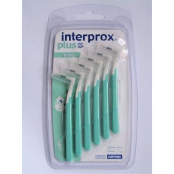 INTERPROX PLUS HAMMASVÄLIHARJA MICRO 0,6 6 KPL