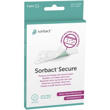 Sorbact Secure 5cm x 7,2cm CE 98147 5 KPL