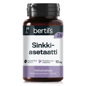 bertils Sinkkiasetaatti 120 tabl