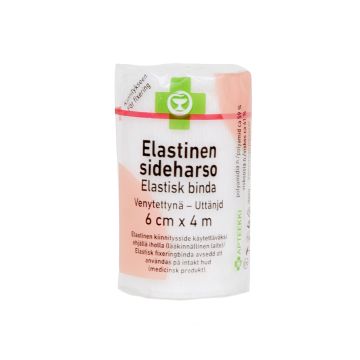 Apteekki Sideharso elastinen 6cmx4m X1 kpl