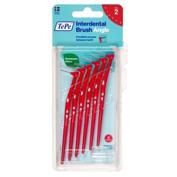 TePe hammasväliharja 0,5 mm Angle punainen 6 kpl