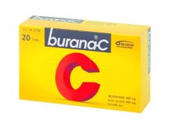 BURANA-C tabletti, kalvopäällysteinen 400/300 mg 20 fol