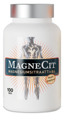 MagneCit magnesiumsitraatti + B6-vitamiini 100 tabl