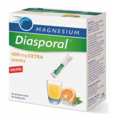 Diasporal magnesium 400 Extra annospussi 20 kpl