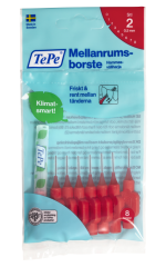 TePe hammasväliharja Original 0,5 mm punainen 8 kpl