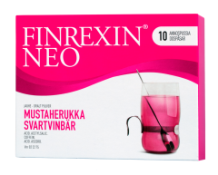 FINREXIN NEO jauhe (mustaherukka)10 kpl