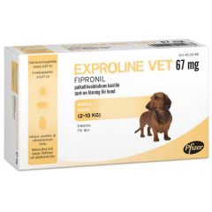 EXPROLINE VET 67 mg paikallisvaleluliuos 3x0,67 ml